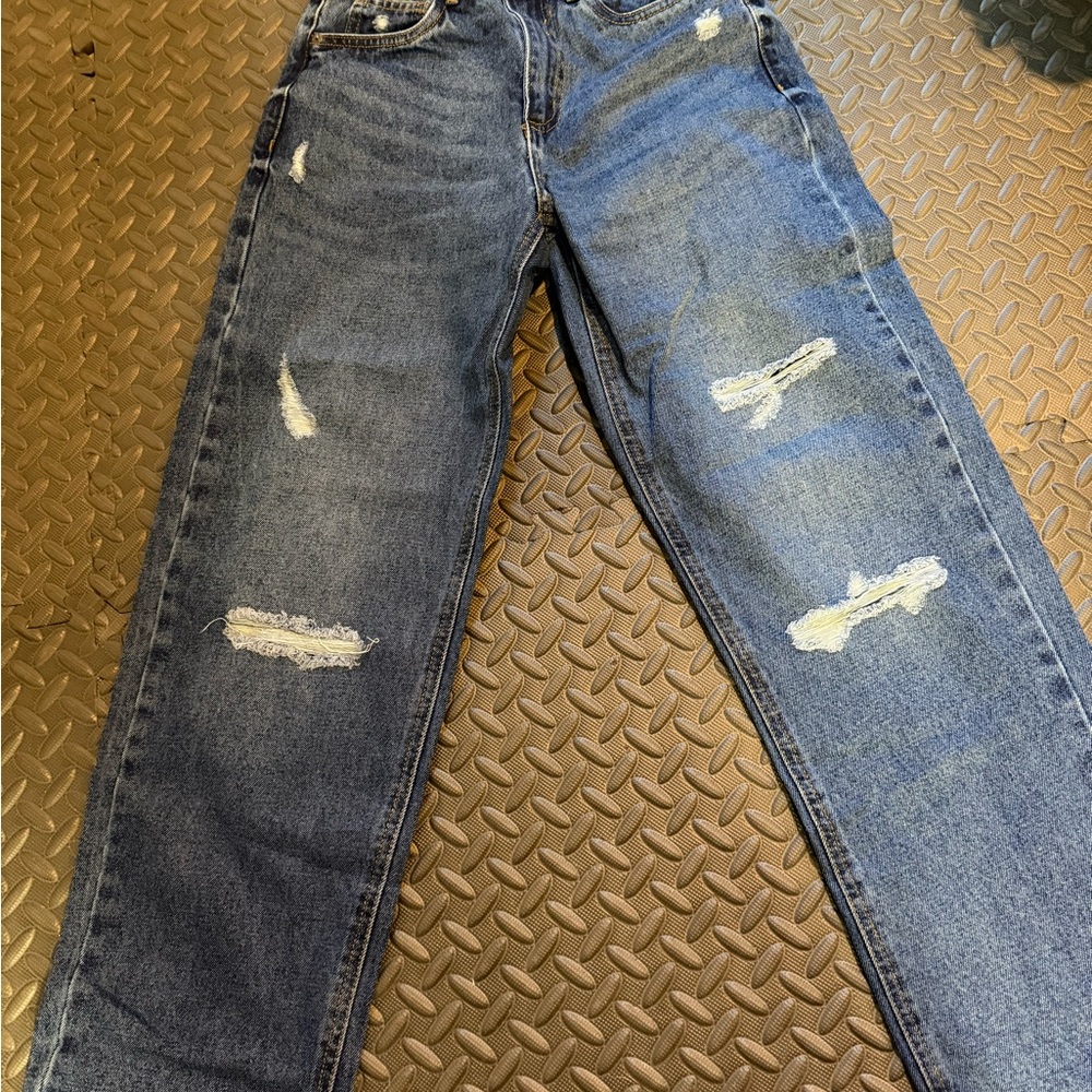 Women’s Distressed Blue Jeans- Size 1